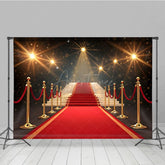 Aperturee - Aperturee Shining Red Carpet Staircase Photo Booth Backdrop
